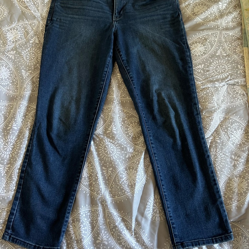 Dark Blue Democracy High rise “ab solution” Jeans